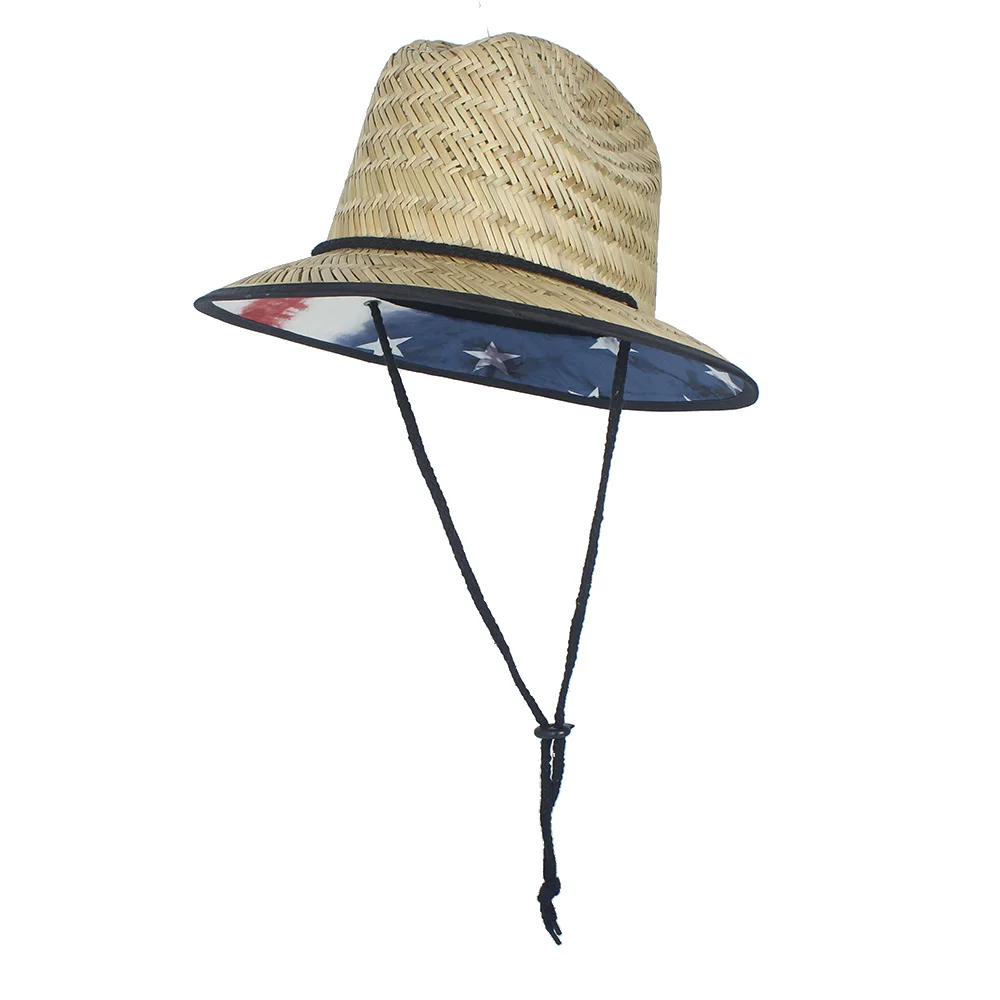 100% соломенная шляпа для мужчин и женщин летняя плетеная пляжная ручной работы