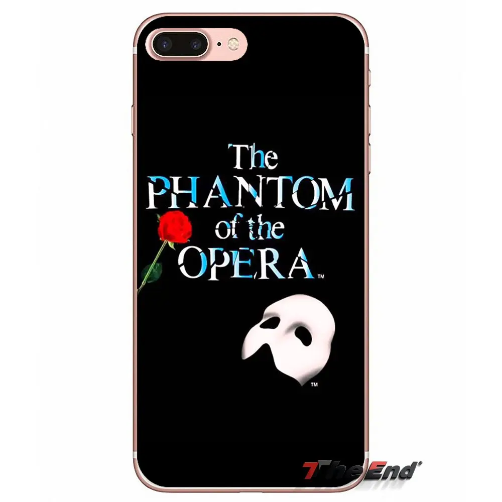 Для iPhone X 4 4S 5 5S 5C SE 6 6S 7 8 Plus Samsung Galaxy J1 J3 J5 J7 A3 A5 2016 2017 Phantom of the Opera Love Mask французский