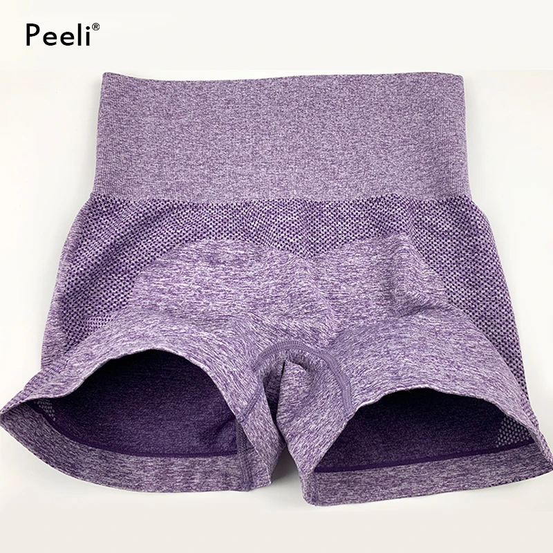Peeli Booty бесшовные шорты для женщин, пуш-ап, шорты для йоги, одежда для фитнеса, высокая талия, шорты для тренажерного зала, резинки, ягодицы, бесшовные леггинсы, Femme
