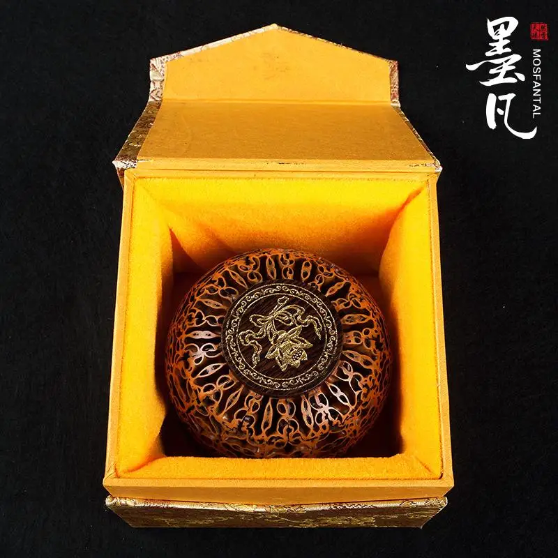 Катушка для благовоний ручной работы ореховая курильница ароматическая