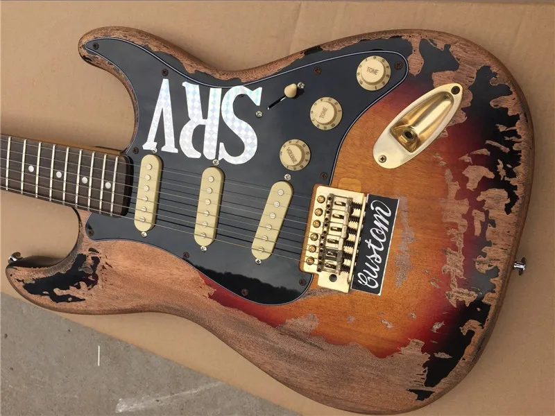 10 s Custom Shop ручной работы masterbuilt Ограниченная серия Stevie Ray Vaughan дань SRV номер один