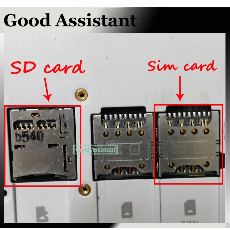 TF Micro SD карта памяти или SIM-кардридер слот лоток держатель для ZTE Blade X5 / D3 T630 |