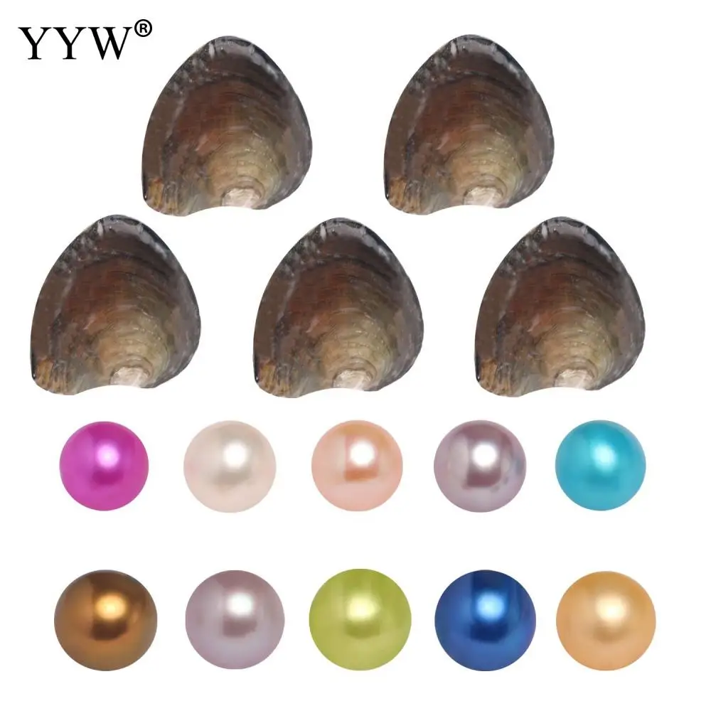 

10 шт./лот 6-7 мм вакуумная упаковка устрицы жемчуг окрашенные бусы жемчужные устрицы Одиночный Боулинг индивидуальной упаковке для свадьбы и...