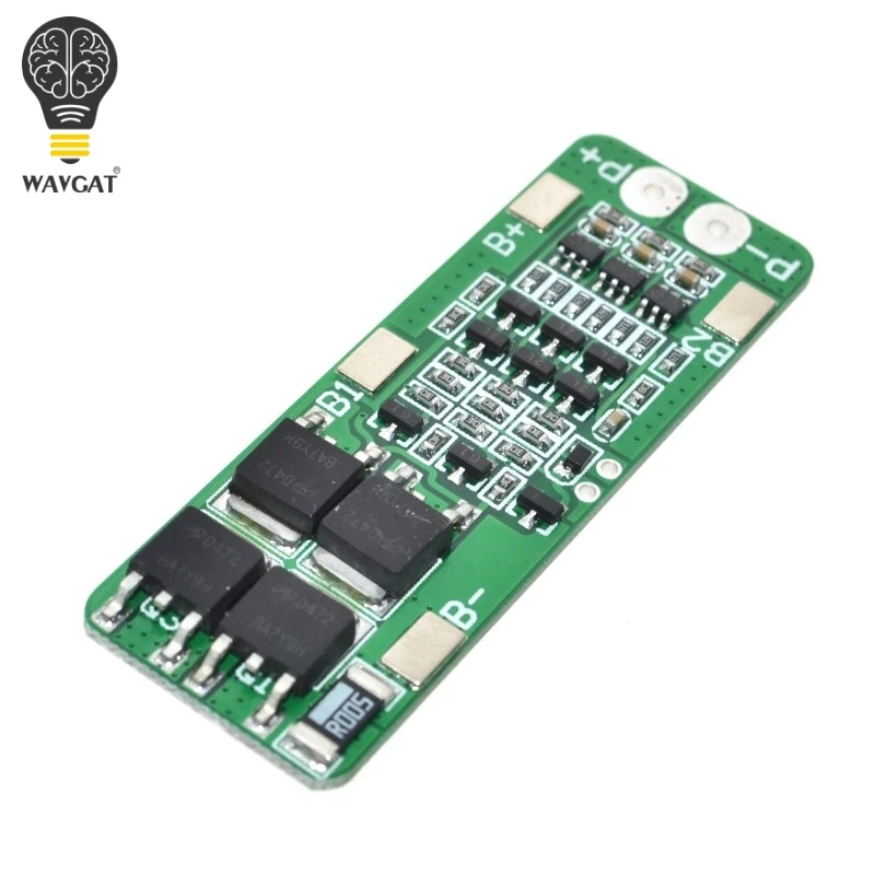 Плата защиты литиевой батареи 3S 15 А 3 серии 11 1 В до 12 6 в защита от