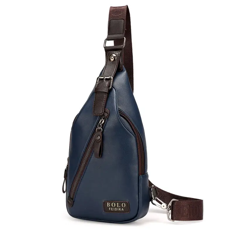 Feidika Боло бренд сумка Для мужчин груди пакет один плечевой ремень Back Pack кожаная
