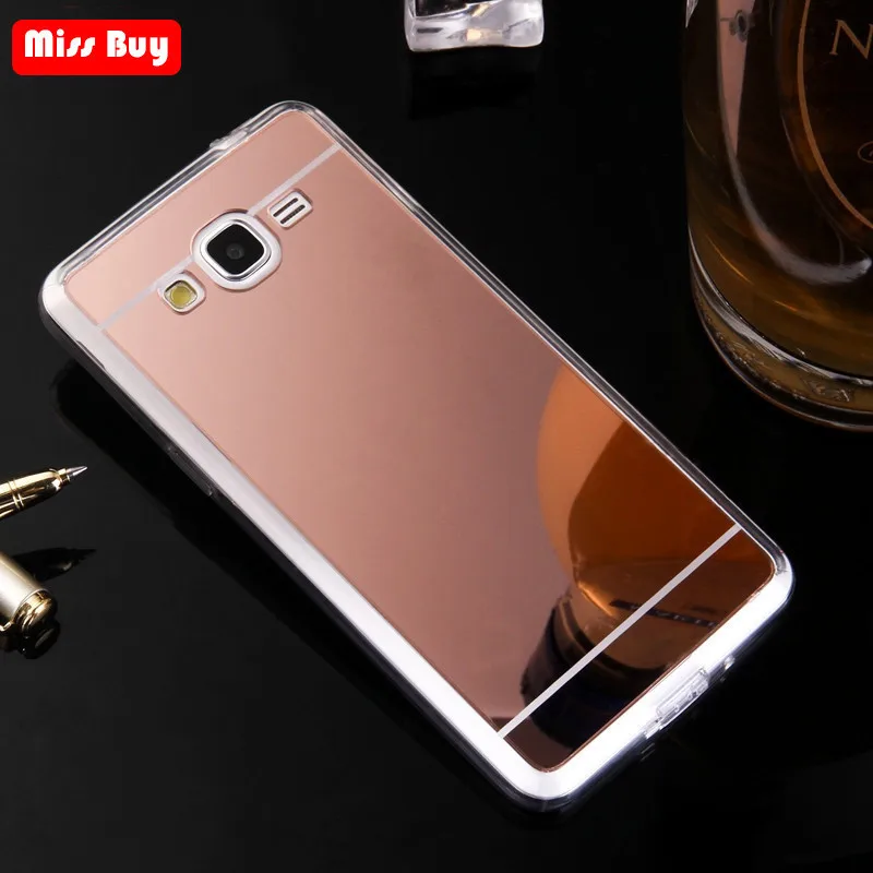 Зеркальный силиконовый чехол из ТПУ для Samsung Galaxy Core Prime SM-G360 G360 G530 A9 A7 2018 S10 Plus A30 A50 M10