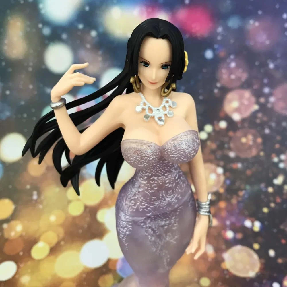 Аниме One Piece сексуальная фигурка Блеск & Glamours Boa Hancock аварийный стиль ПВХ экшн