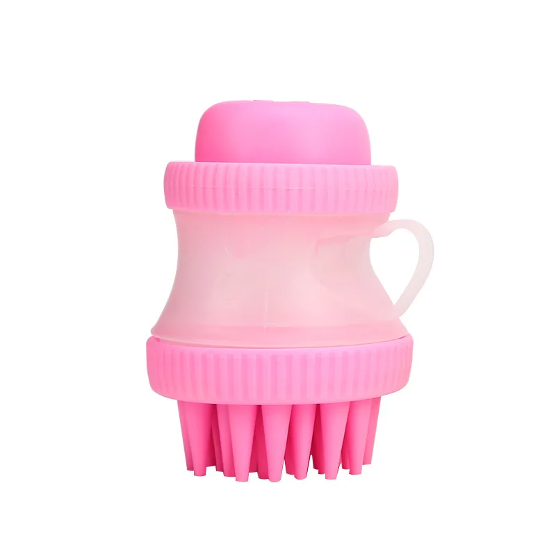 2019New собака чистительная ГРЕБЕНКА для ванной Чистка массаж Собака Кошка щетка