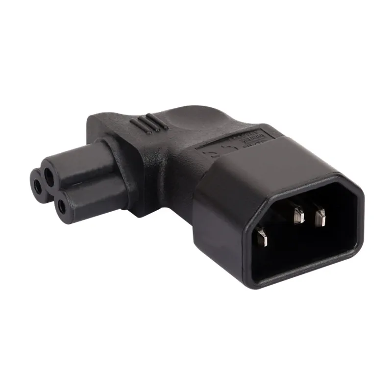 JORINDO IEC320 C14 C5 левый поворот 10A 110-250 В папа женский IEC-320 PDU UPS адаптер питания