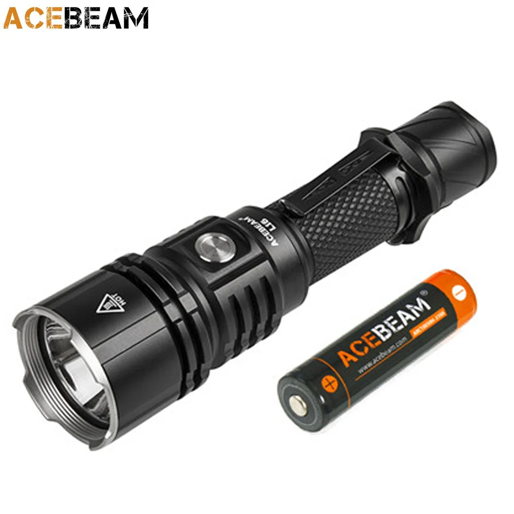 ACEBEAM L16 тактический фонарь XHP35 HI светодиодный max.2000LM луч 603 метров перезаряжаемый с