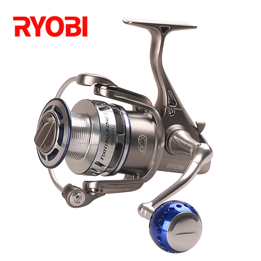 Рыболовная катушка RYOBI KING III 6000/8000 спиннинговая 7 шарикоподшипников/5 0: 1/10 кг с ЧПУ