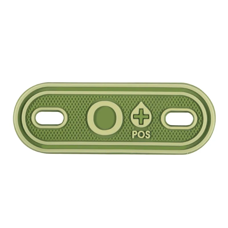 2 шт. армейские тактические отрицательные группы крови позитивные A B AB O POS +