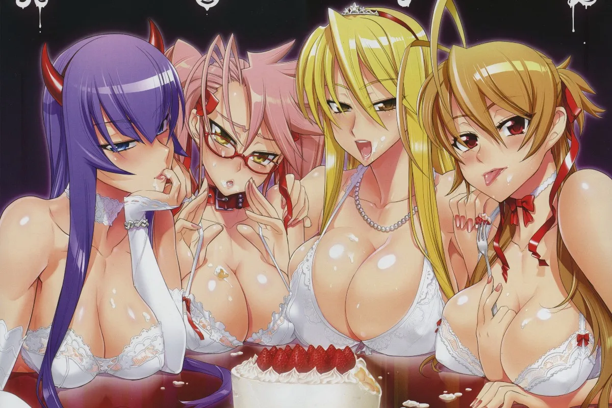 

sexy girls from Highschool Of The Dead PYR112 wall art canvas fabric poster custom room decor home decoration (frame available)