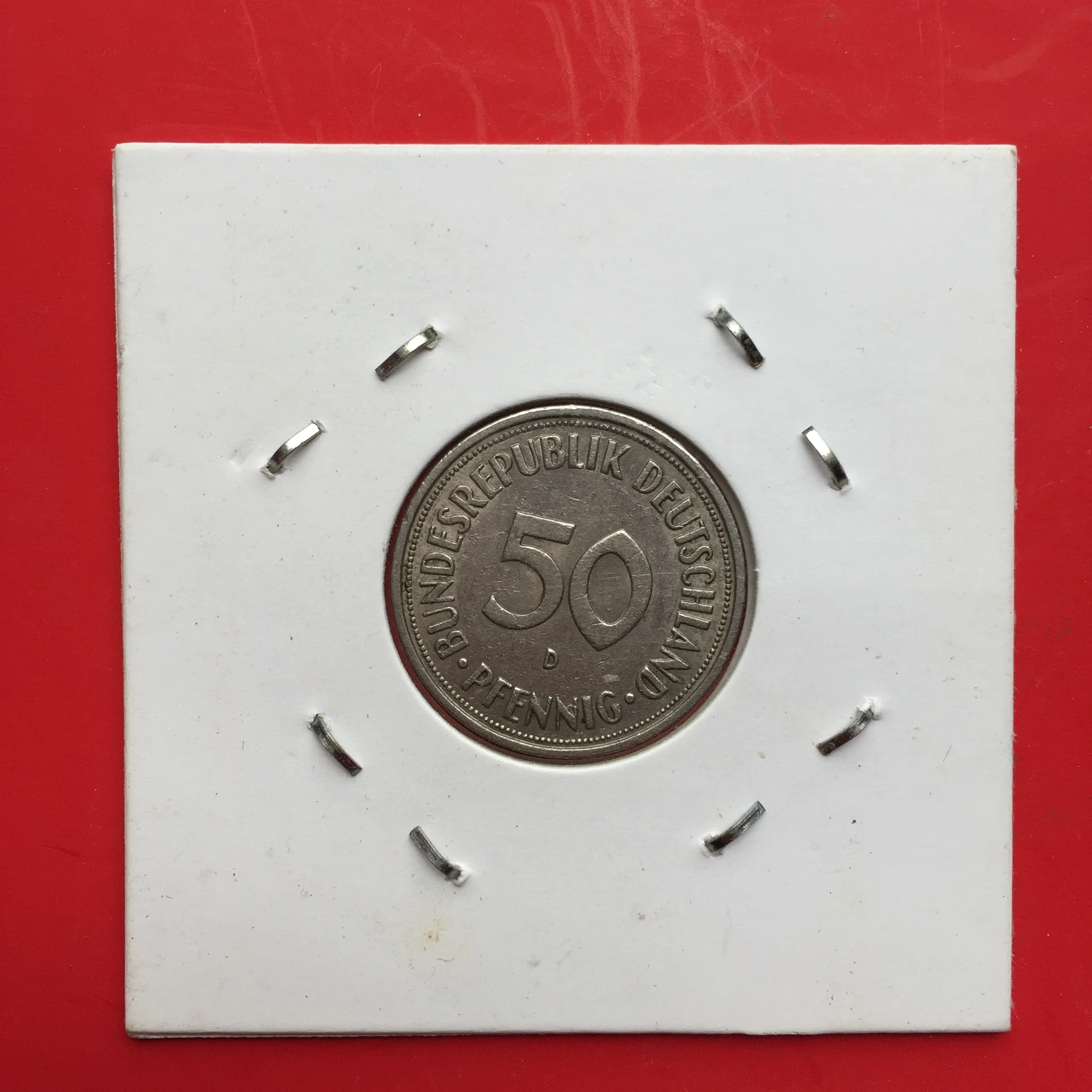 Federal Rubber of German 50 Finney Coin EU Europe 100% настоящие и исходящие монеты для коллекции
