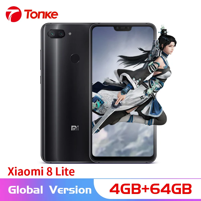 Глобальная Версия Телефона Xiaomi Mi 8 Lite 4 Гб ОЗУ 64 ПЗУ Snapdragon 660 AIE Восьмиядерный 6 26