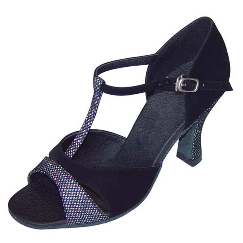 Хит продаж профессиональные женские сандалии Zapatos de baile для сальсы золотого