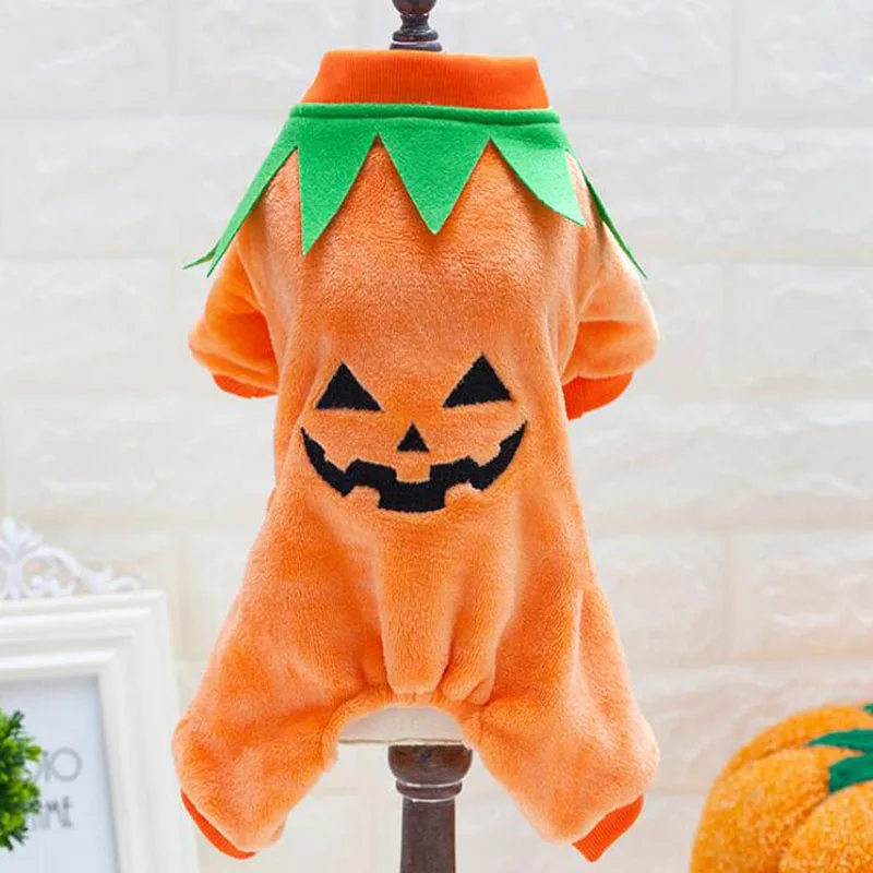 Новый дизайн Хэллоуин для домашней собаки комбинезоны одежда зимнее