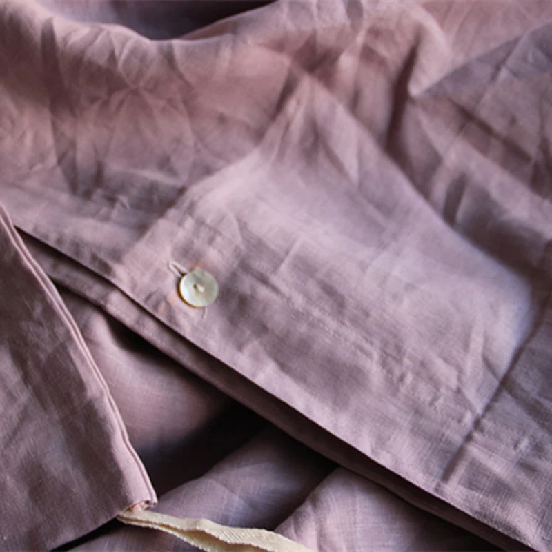 Комплект постельного белья из 100% чистого льна 4 шт. | Дом и сад