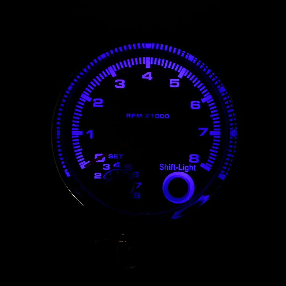 

Tachometer 3.75inch 0-8000 Rpm gauge with shiftlight Chrome Tachometer Car meter YC100140