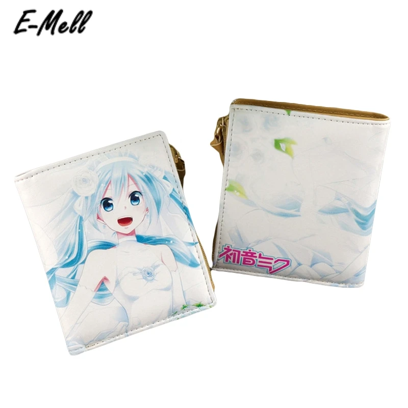 E-Mell Miku SAO Totoro tack on Titan Natsume Yuujinchou One Punch Man Kantai Коллекция короткий кошелек