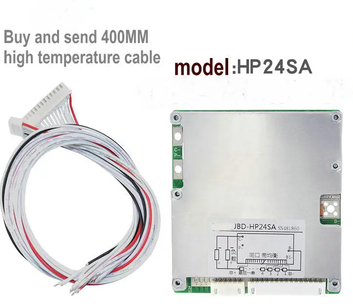 Плата защиты аккумулятора BMS 24 серии 72v3 0A/40A/50A для литиевого фосфатного железа 86 в