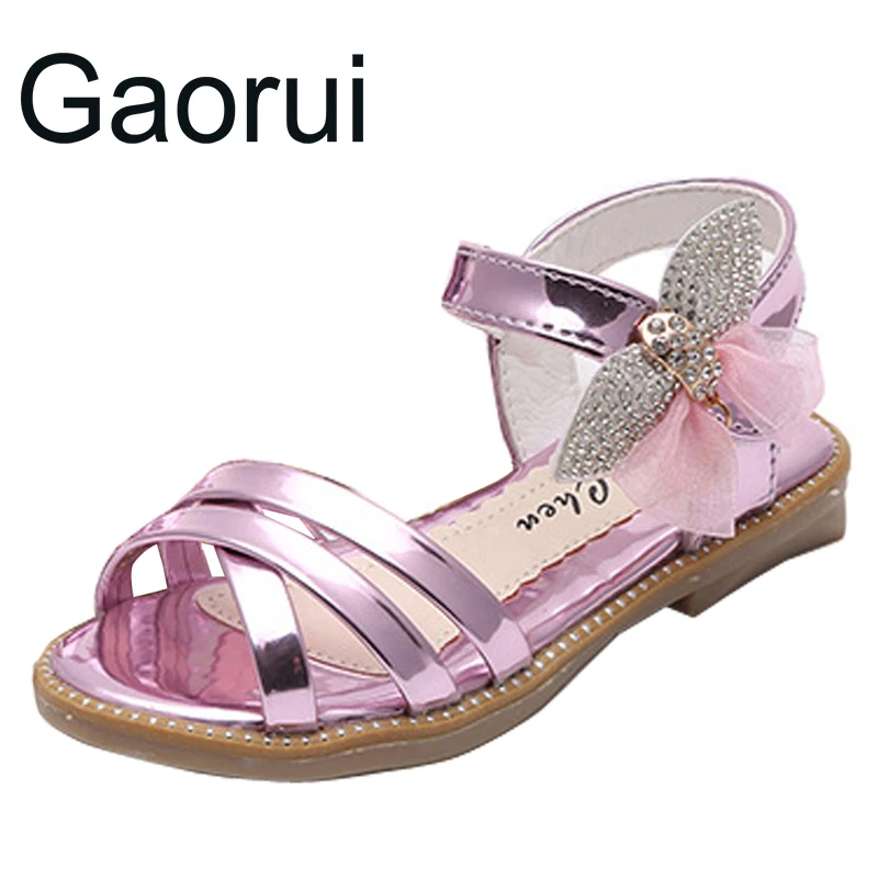 Сандалии GAORUI детские в Корейском стиле повседневная красивая обувь ретро с замки