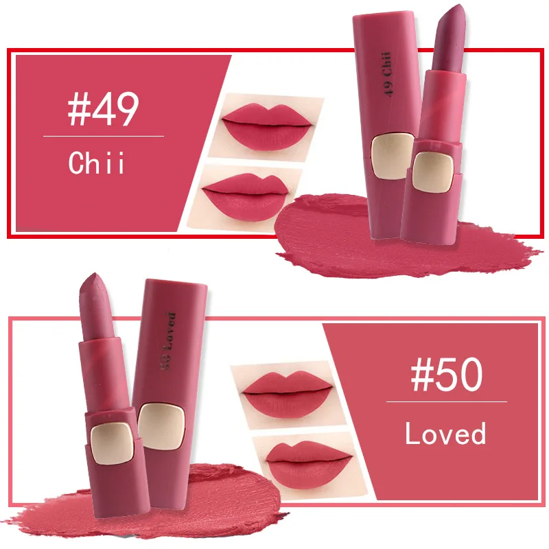 Nude Miss Rose Matte Lipstick Long Lasting Kyliejenner Lipstick Cosmetics Mate Lipstick Waterproof Lipsticks For Women Tint