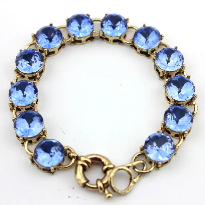 Classic Fashion Designer Inspired Stylish Colorful Crystal Dot Bracelet Vintage Design Spring Summer Style Fashion Jewelry B1484