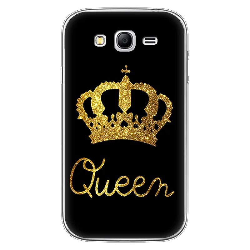 queen Милый чехол для samsung Galaxy Grand Neo Plus I9060, силиконовый Ультратонкий Мягкий ТПУ резиновый прозрачный чехол с принтом - Цвет: queen