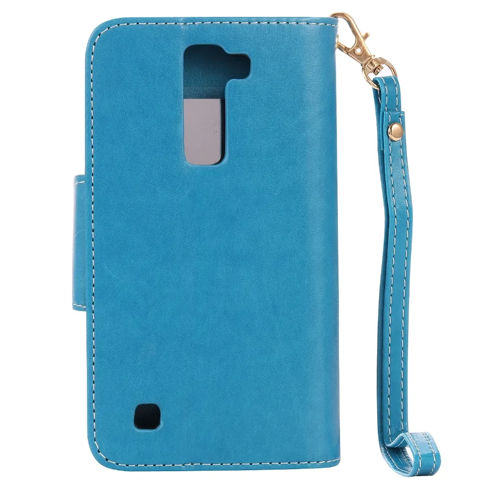 Новый Модный чехол-Бумажник для телефона с 9 картами девочек и кошек LG K7 X210 X210DS