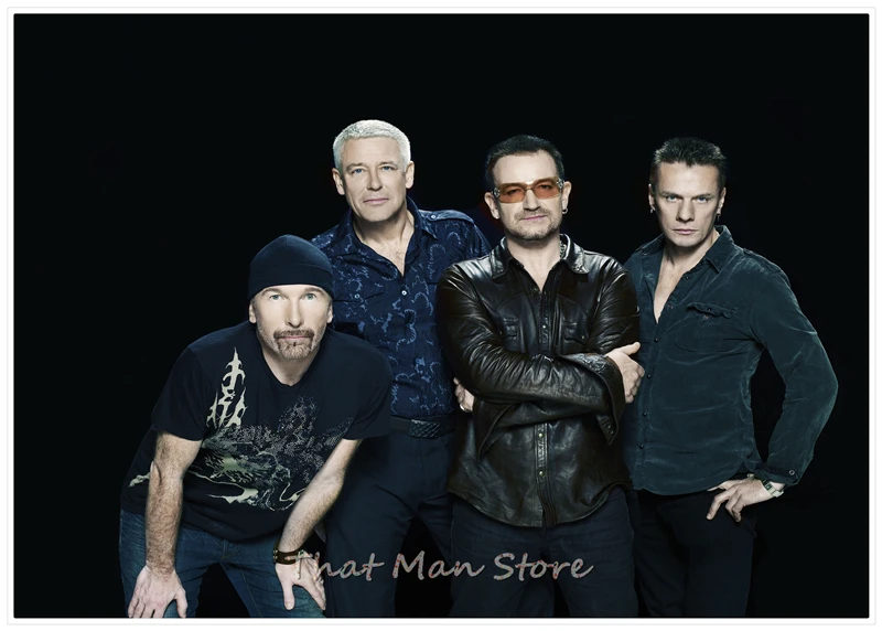 U2 плакат Clear Image стены наклейки украшения дома хорошее качество печать белый плакат на крафт-бумаге Home art бренд