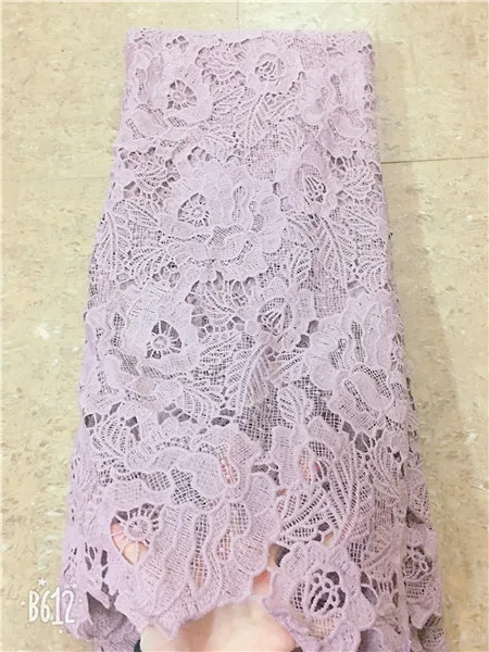 5 yards / wholesale new sky blue yellow water-soluble lace used for sewing best quality African avocado milk wedding fabr | Дом и сад