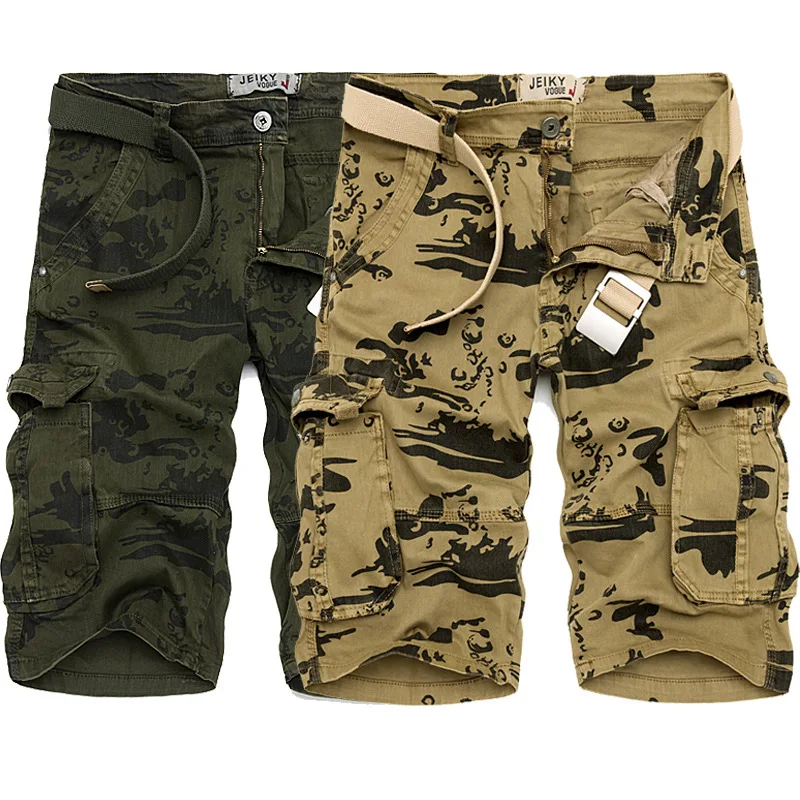 

men casual shorts trade men's camouflage shorts cotton plus size multi pocket men's short cargo mens workout shorts