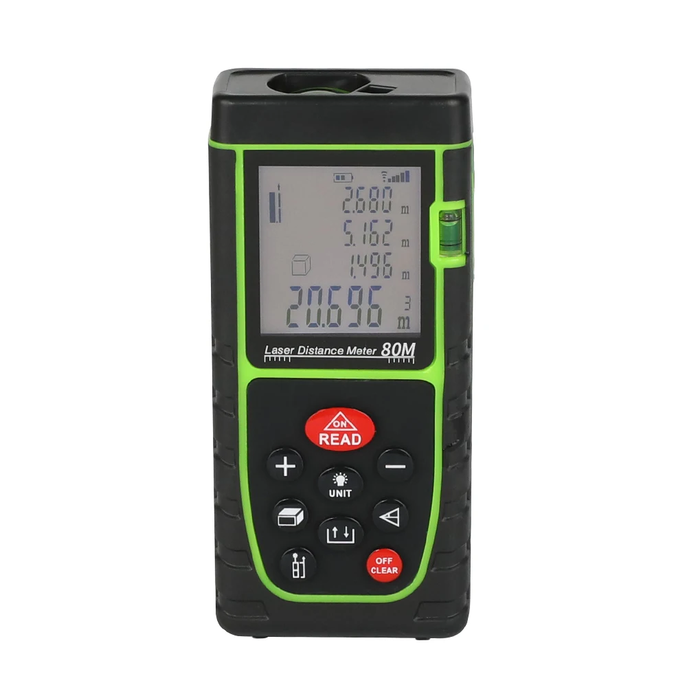 Новый экологически чистый лазерный дальномер высокоточный 40 м 60 80 100 три цвета на