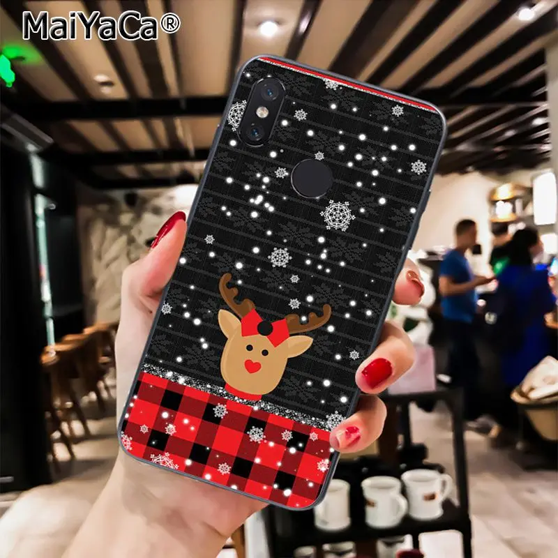 A8 MaiYaCa год Рождественский олень Санта чехол для телефона для Xiaomi Redmi8 4X 6A S2 7A 6A Redmi 5 5Plus Note5 7 Note8Pro - Цвет: A8