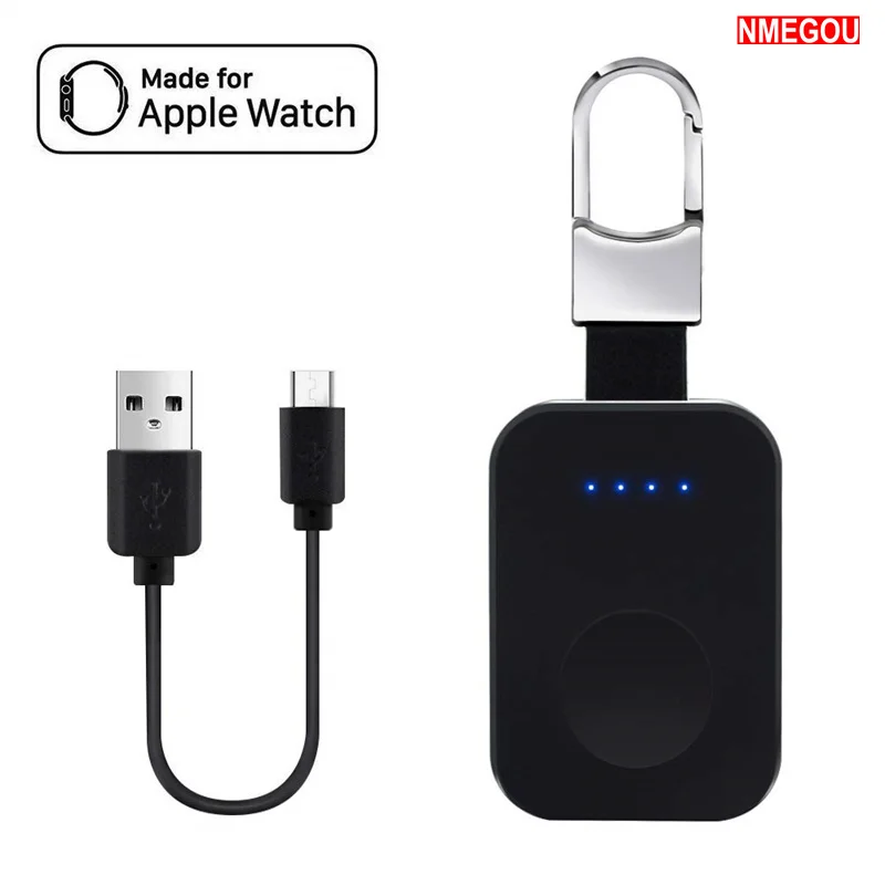 950 мАч портативное беспроводное магнитное зарядное устройство для Apple Watch Series 4 3 2 1