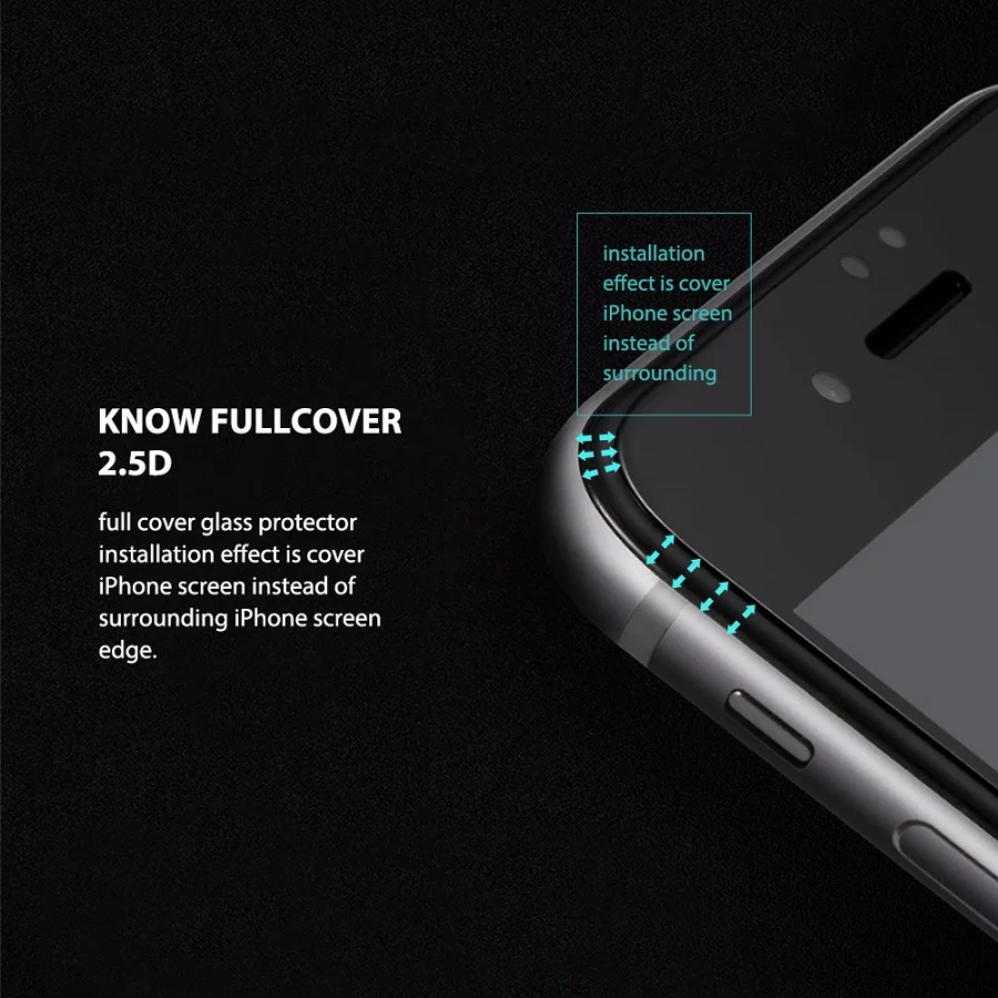 G.D.SMITH Full Cover Tempered Glass Screen Protector For iPhone 7 Plus Explosion Proof Film With Package 2017 New | Мобильные