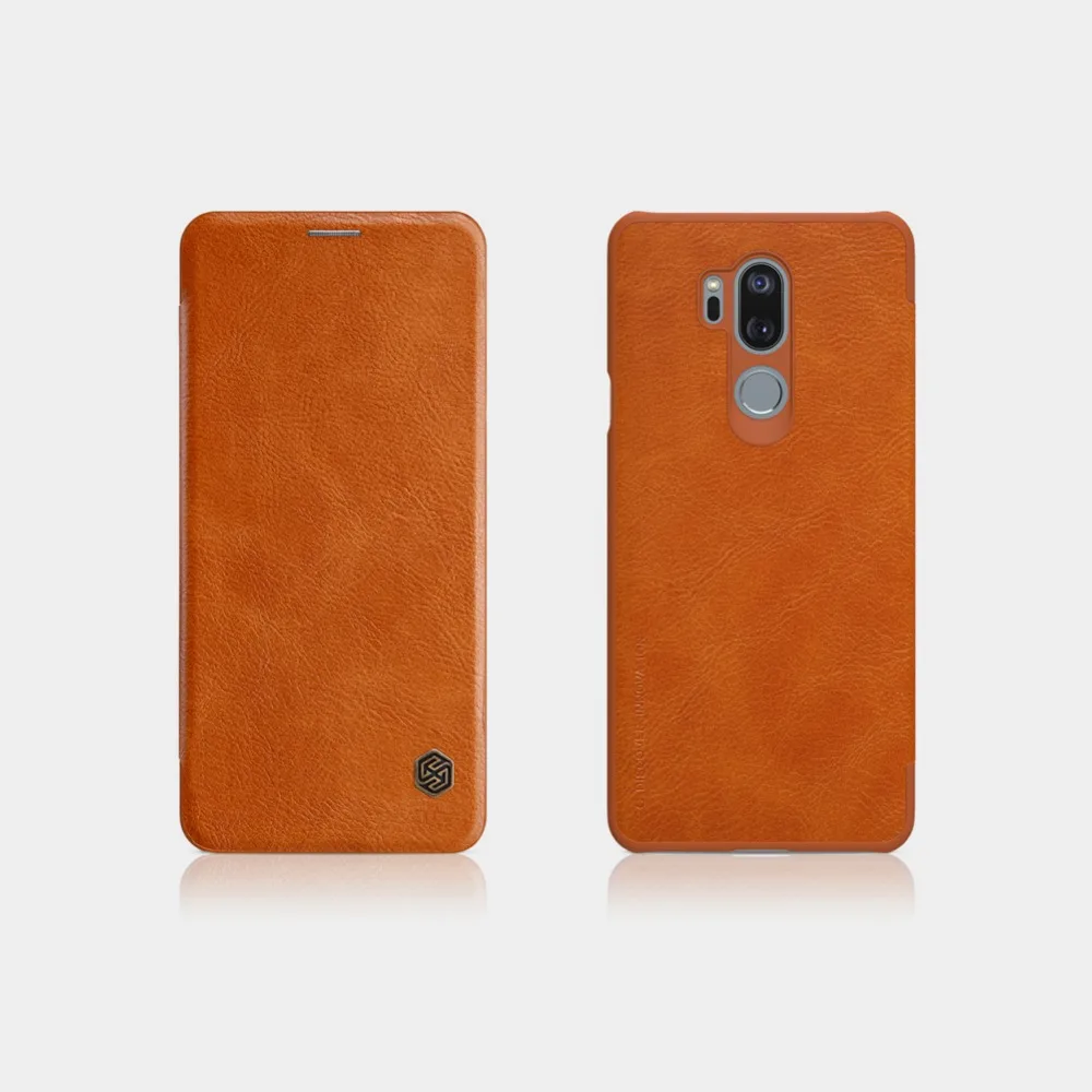 Оригинальный NILLKIN QIN Высокое качество lthr Флип кожаный чехол для LG G7 ThinQ бампер