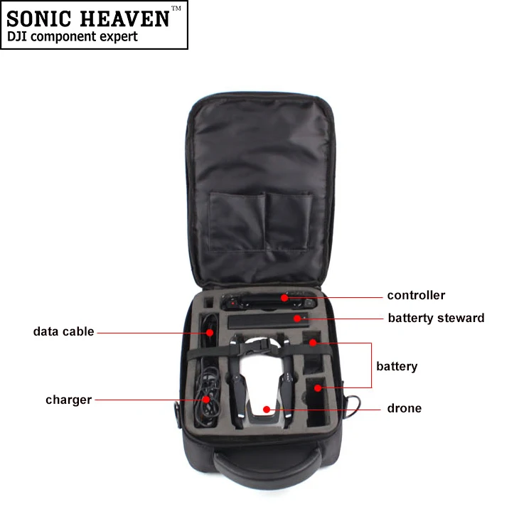 DJI Mavic 2 Drone Bag Nylon Handbag Portable Shoulder Carrying Storage Case for Pro/Air Spark Tello Accessories | Электроника