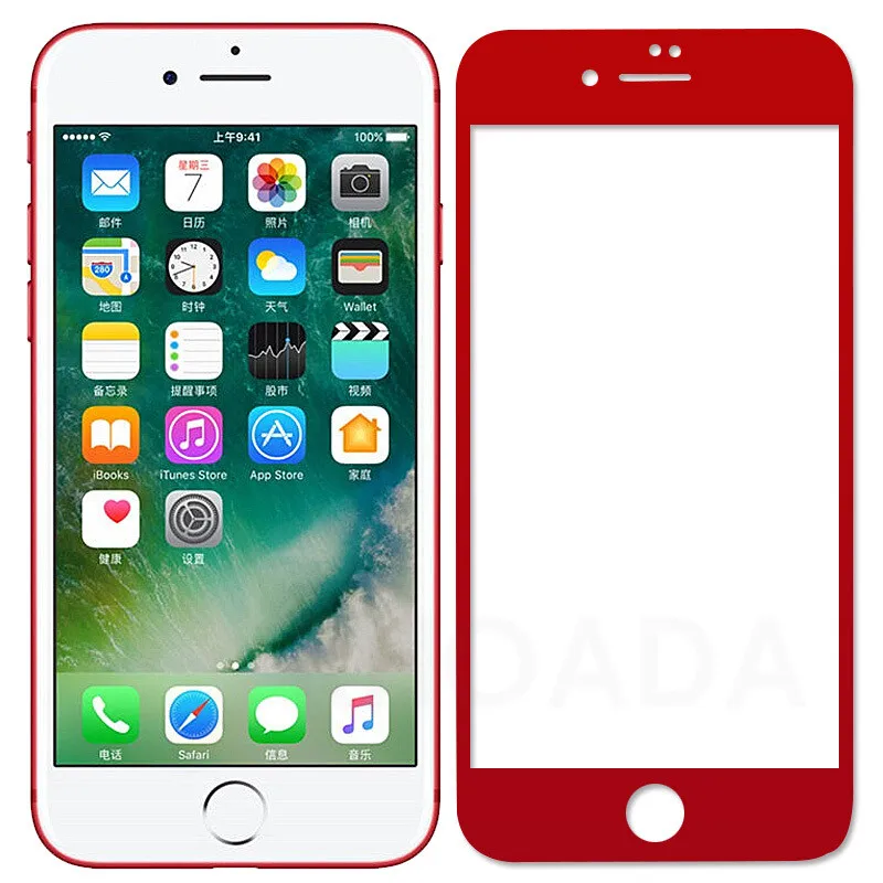Beira Полное покрытие экрана протектор стекло для iPhone 5S SE 5 6 6S 7 8 Plus Закаленное Броня