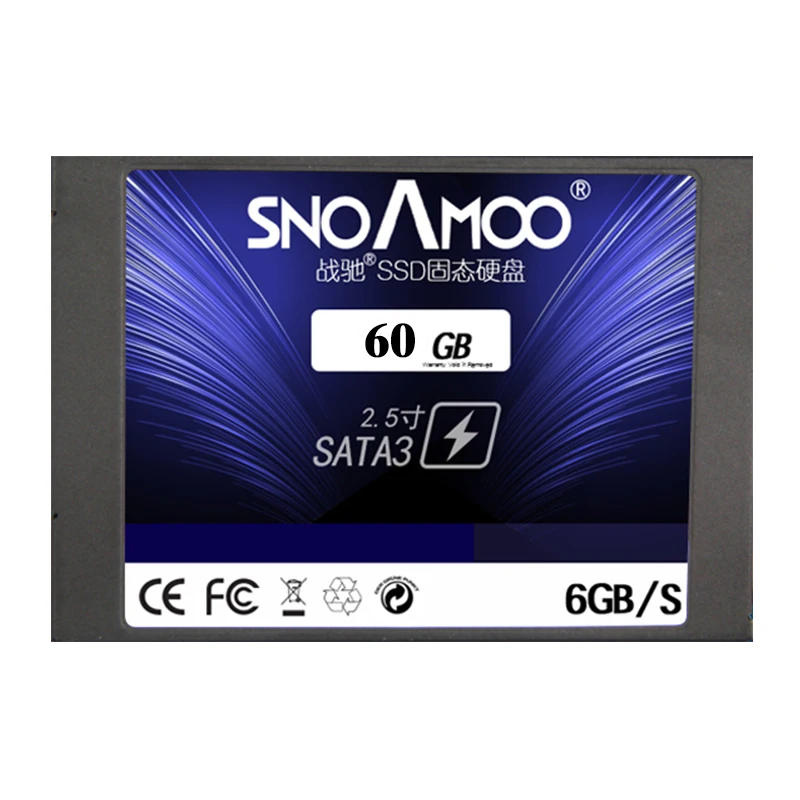 SNOAMOO SSD SATA3 60 Гб 2 5 дюймов 6Gbp/s жесткий диск для жесткого диска ноутбука HD Жесткий