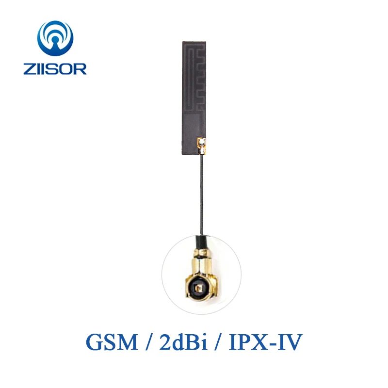 5 шт. Ziisor FPC Встроенная антенна 2G/GSM/GPRS/NB 2dBi внутренняя установка IPX IV разъем Z41 BGSMXD12