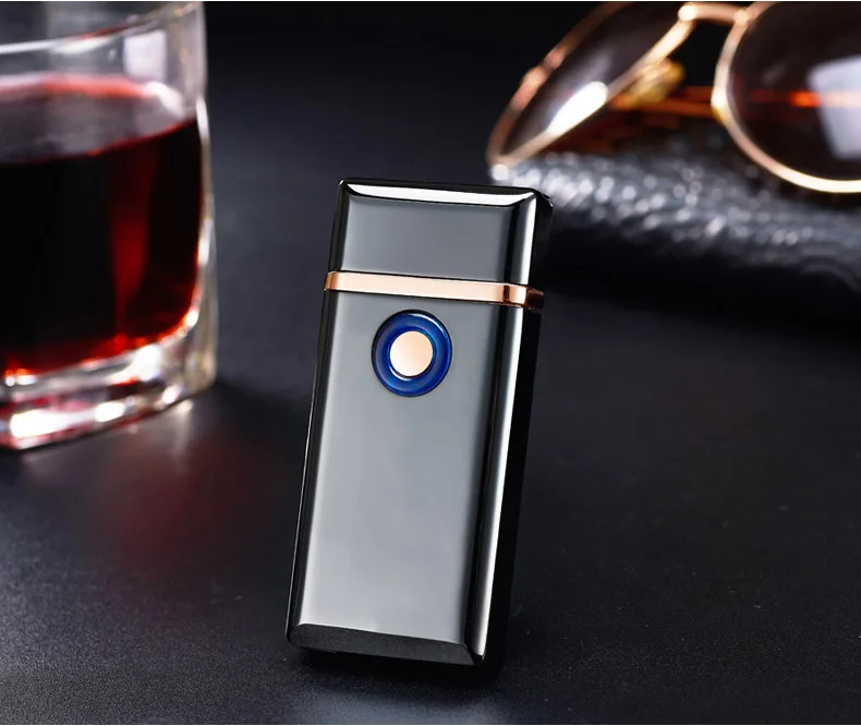 Газовая электрическая зажигалка с двойным использованием, USB фонарь, струйная зажигалка, электрическая зажигалка, Бутан, многоразовая газовая зажигалка, бесплатный лазерный логотип