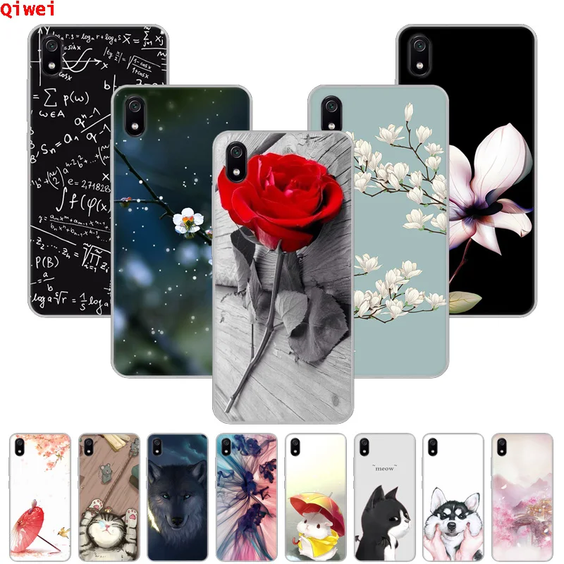 Силиконовый чехол для Xiaomi Redmi 7A мягкий модный из ТПУ с рисунком Redmi7A 7 A A7