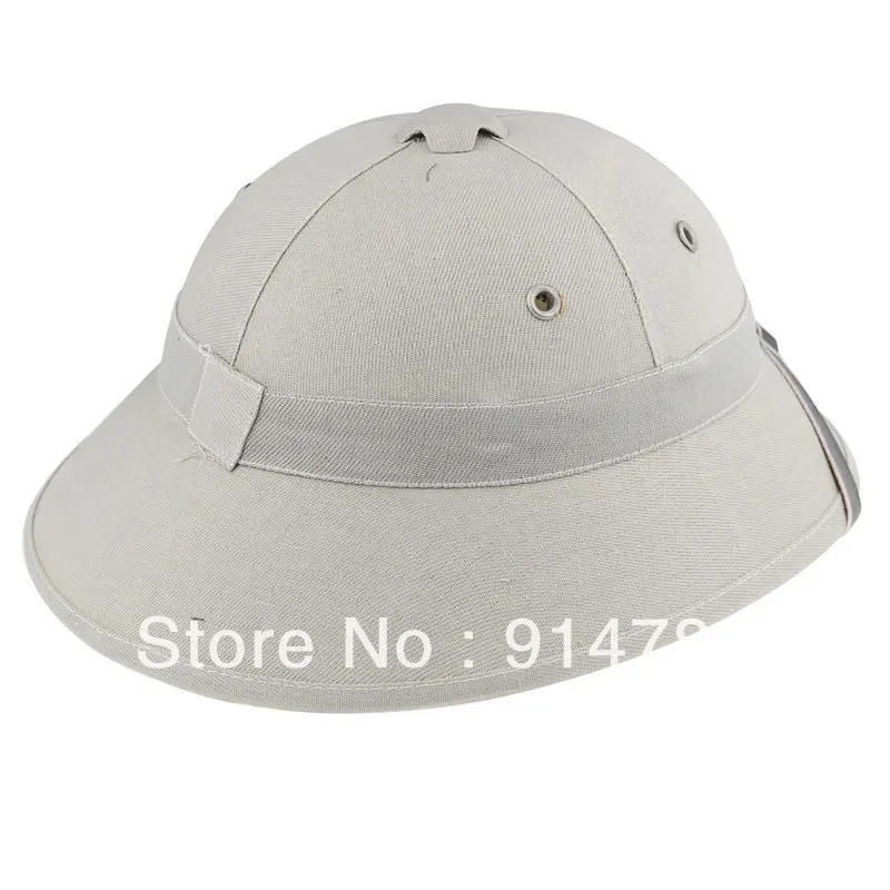 Вьетнамская военная шапка NVA VIETCONG VC PITH серый шлем 33662|pith helmet|vietnam pith helmetvietcong hat |
