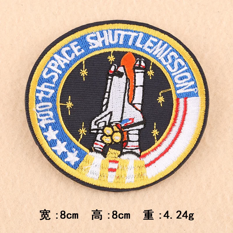 Астронавт СТС Энтерпрайз космический челнок CHALLENGER MISSIONS Program AMERICA SHUTTLE CARRIERS SCA APOLLO нашивка аппликация значок
