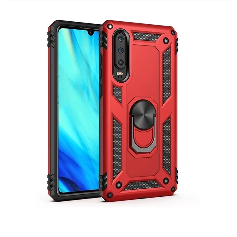 Red Phone Case Чехол для телефона huawei P30 Pro P Smart Nova 4e ударопрочный чехол с подставкой для huawei P20 Lite P30 Lite чехол для телефона - Цвет: Red Phone Case