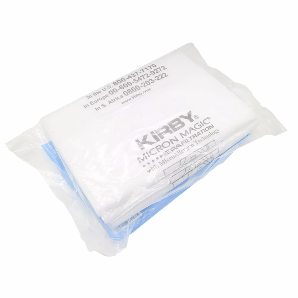 6 шт. Кирби вакуумный мешок + 10 свежее/карты пригодный для Sentria hepa micron Magic U G Kirby