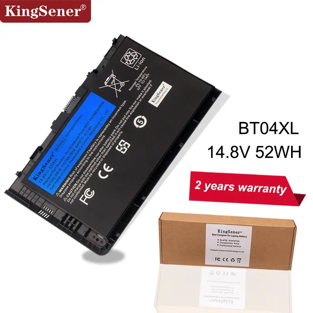KingSener BT04XL Батарея для hp EliteBook Фолио 9470 9470 м 9480 HSTNN-IB3Z HSTNN-DB3Z HSTNN-I10C BA06 687517-1C1 687945-001 аккумулятор большой емкости