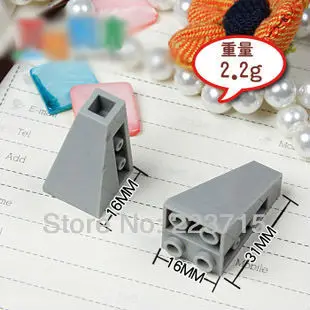 

*Roof Slope Corner 2X2X3/73 Inverted*20pcs DIY enlighten block bricks,Compatible With Assembles Particles